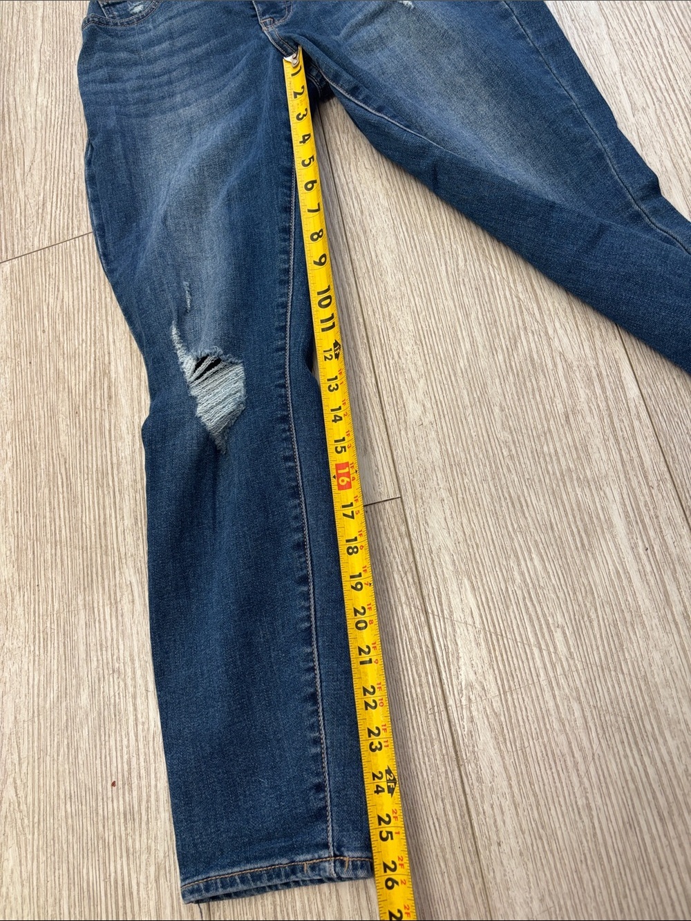 Lucky brand high rise skinny bridgette jeans sz 4 / 27 A - Picture 10 of 10